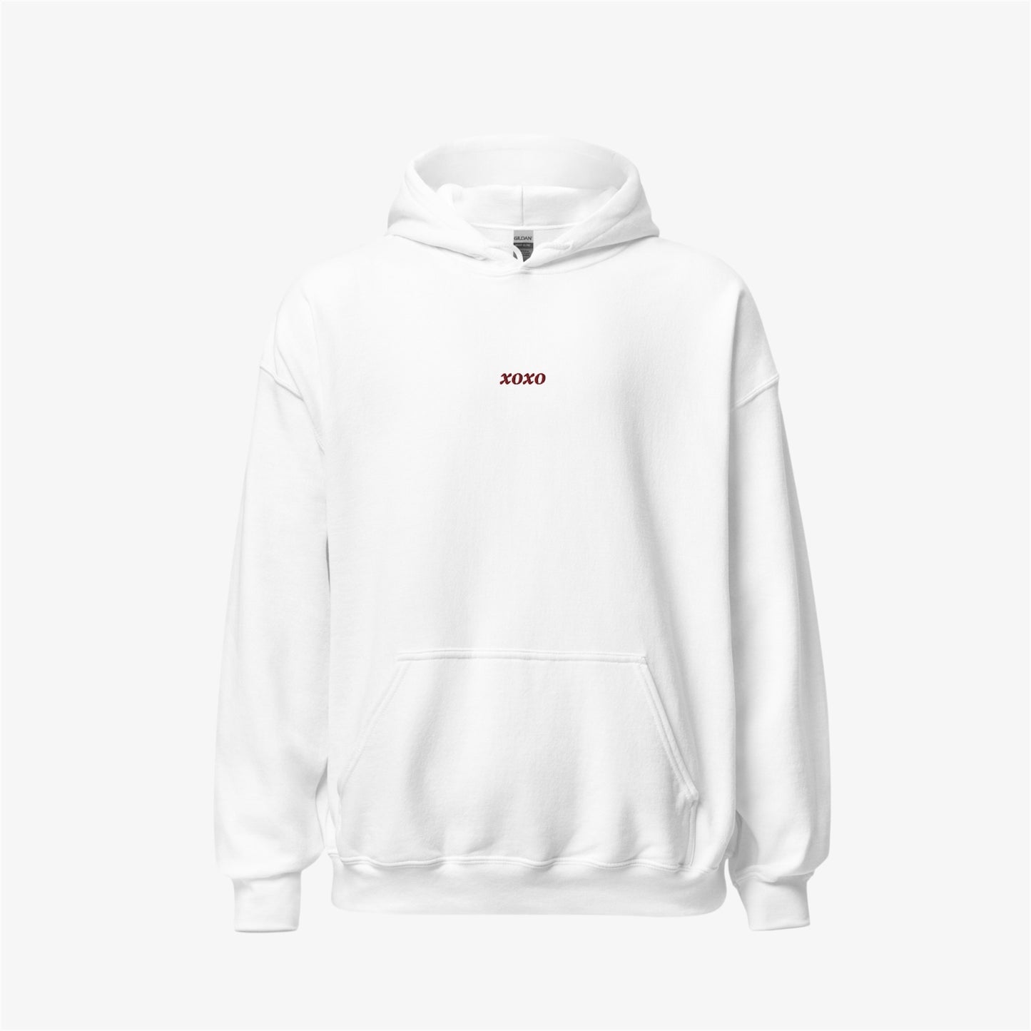 xoxo embroidered hoodie