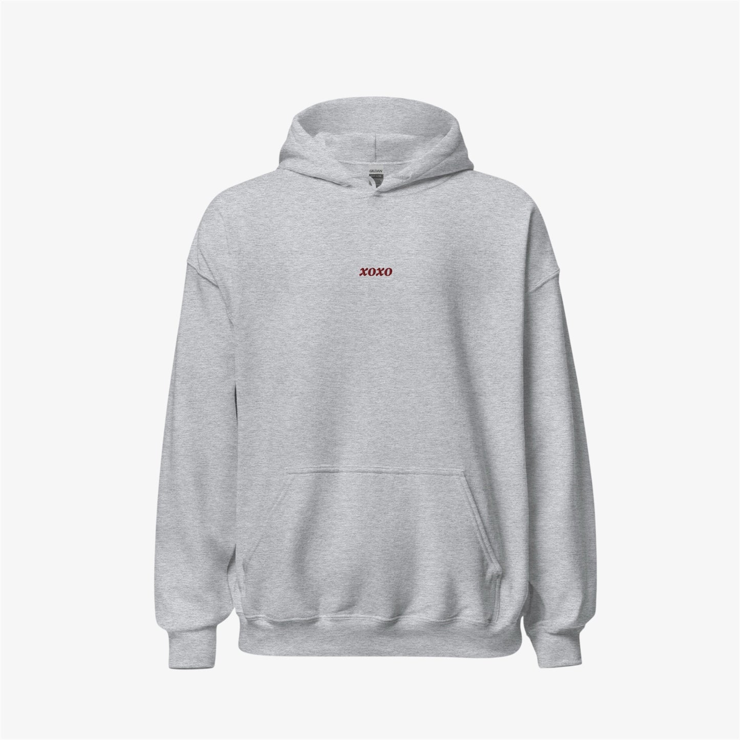 xoxo embroidered hoodie