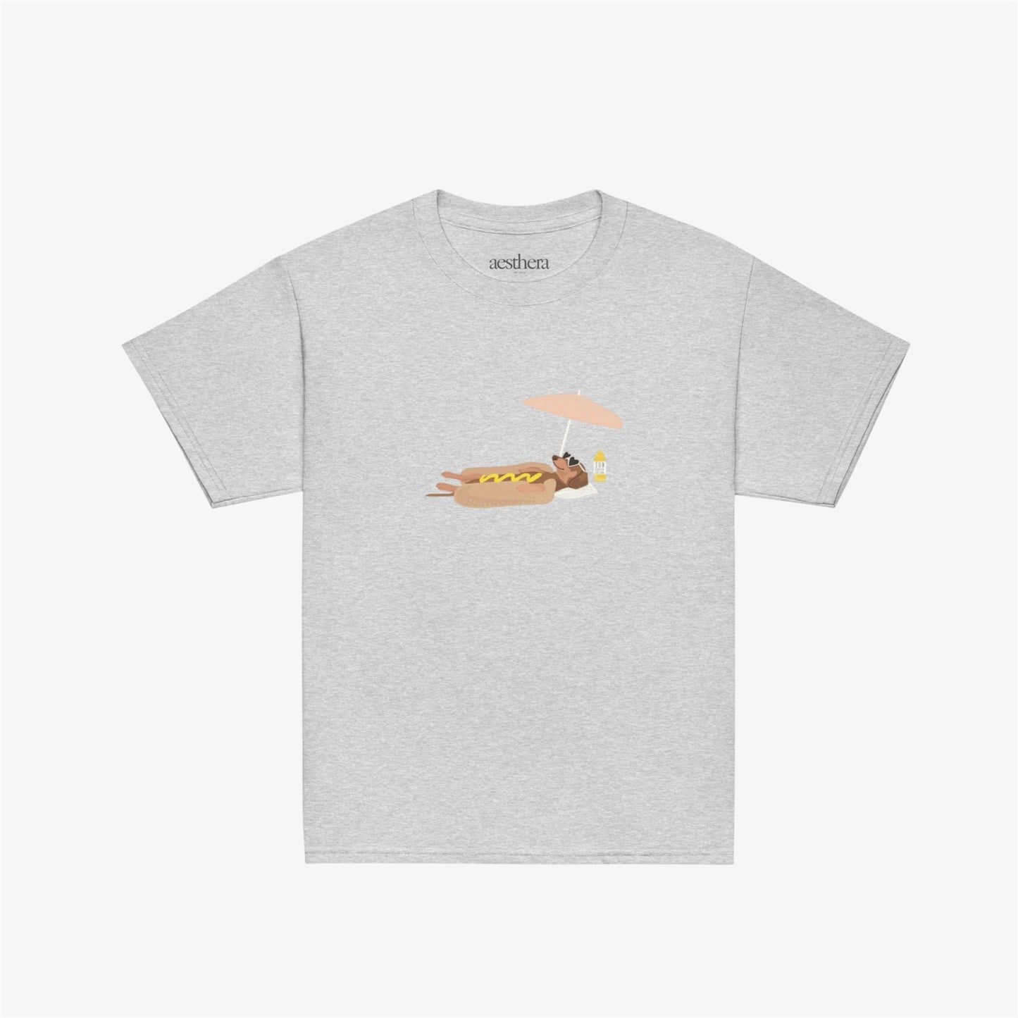 hot dog baby tee