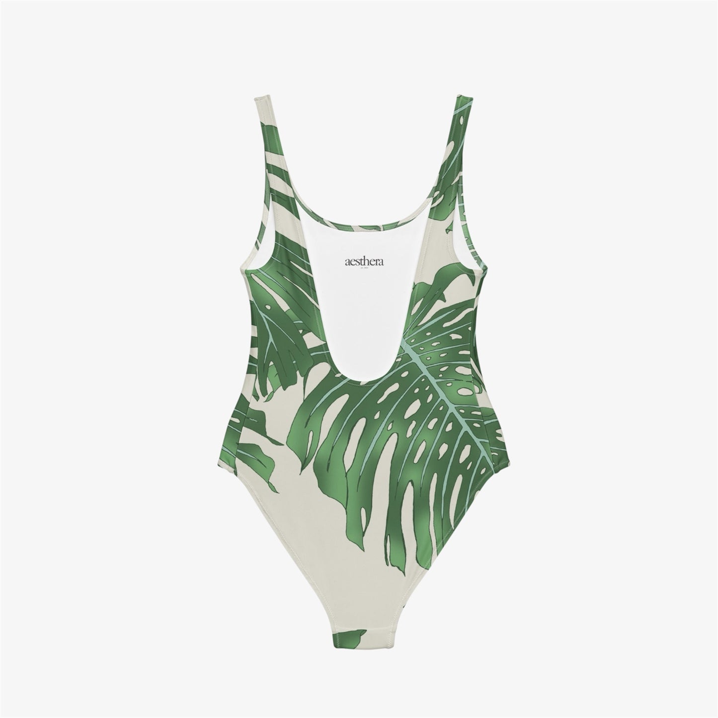 palm leaf swimsuit