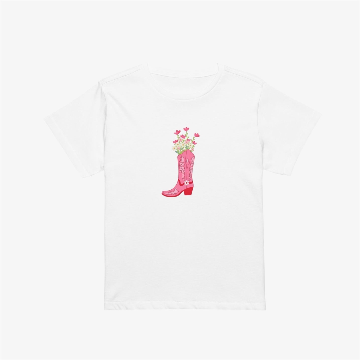 cowgirl boot midi tee
