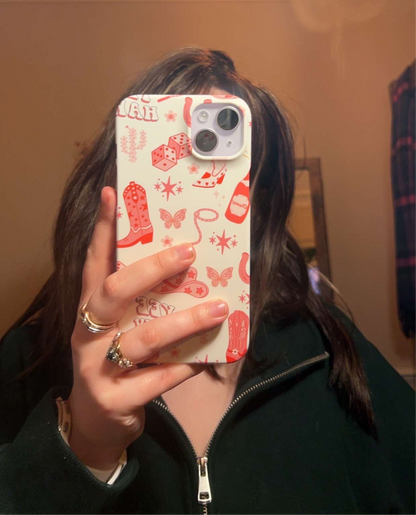 cowgirl iphone snap case