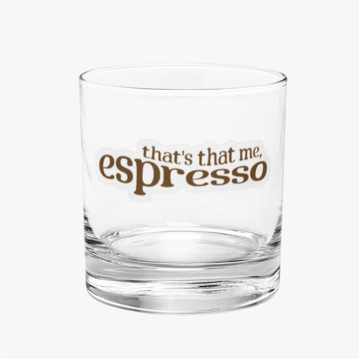 iced espresso glass