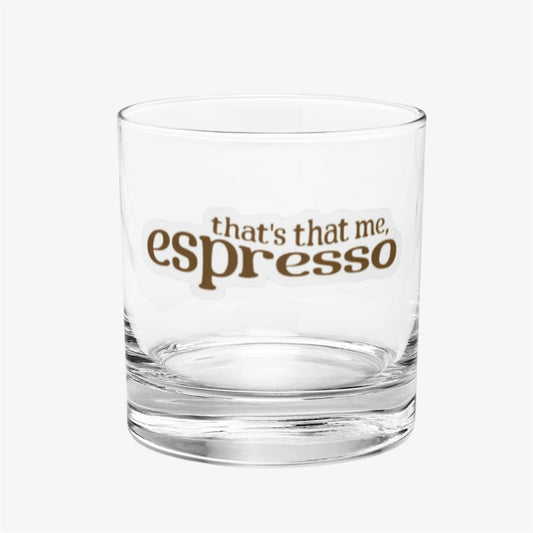 iced espresso glass