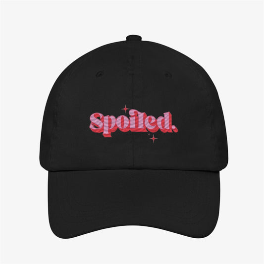 spoiled embroidered cap