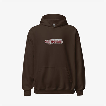 espresso hoodie