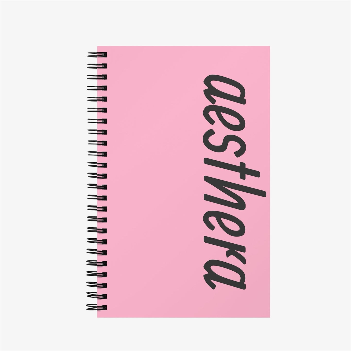 pink branded journal