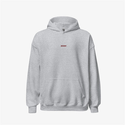xoxo embroidered hoodie