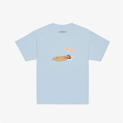 hot dog baby tee