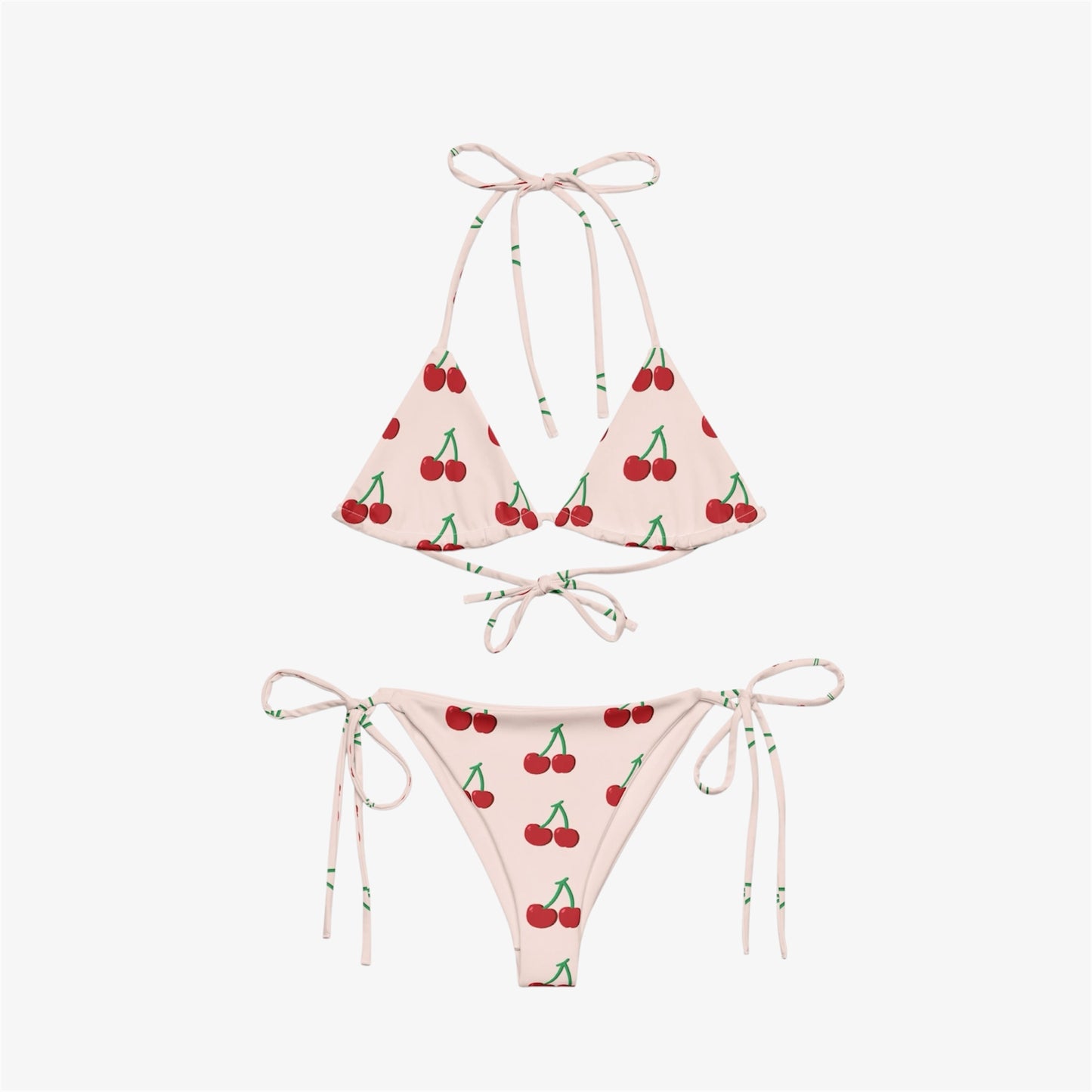 cherry string bikini