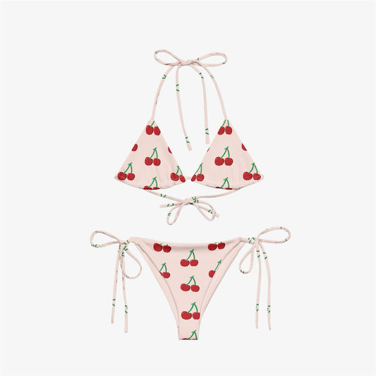 cherry string bikini