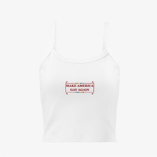 make america gay again tank top