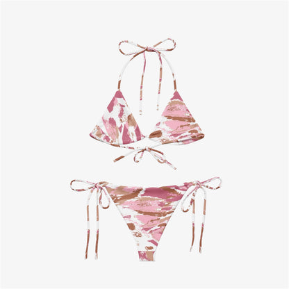 pink chalk string bikini