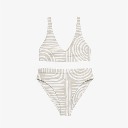 chalk high-waisted bikini