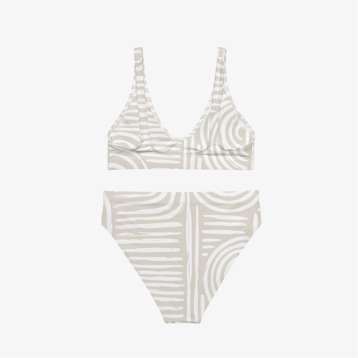 chalk high-waisted bikini
