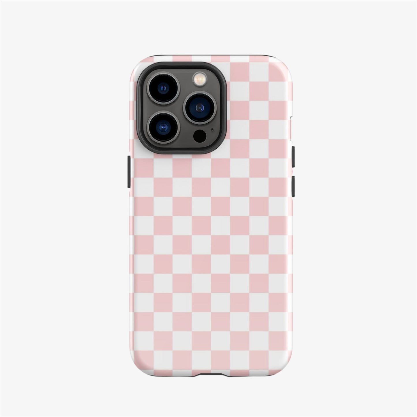 pink checkered iphone case