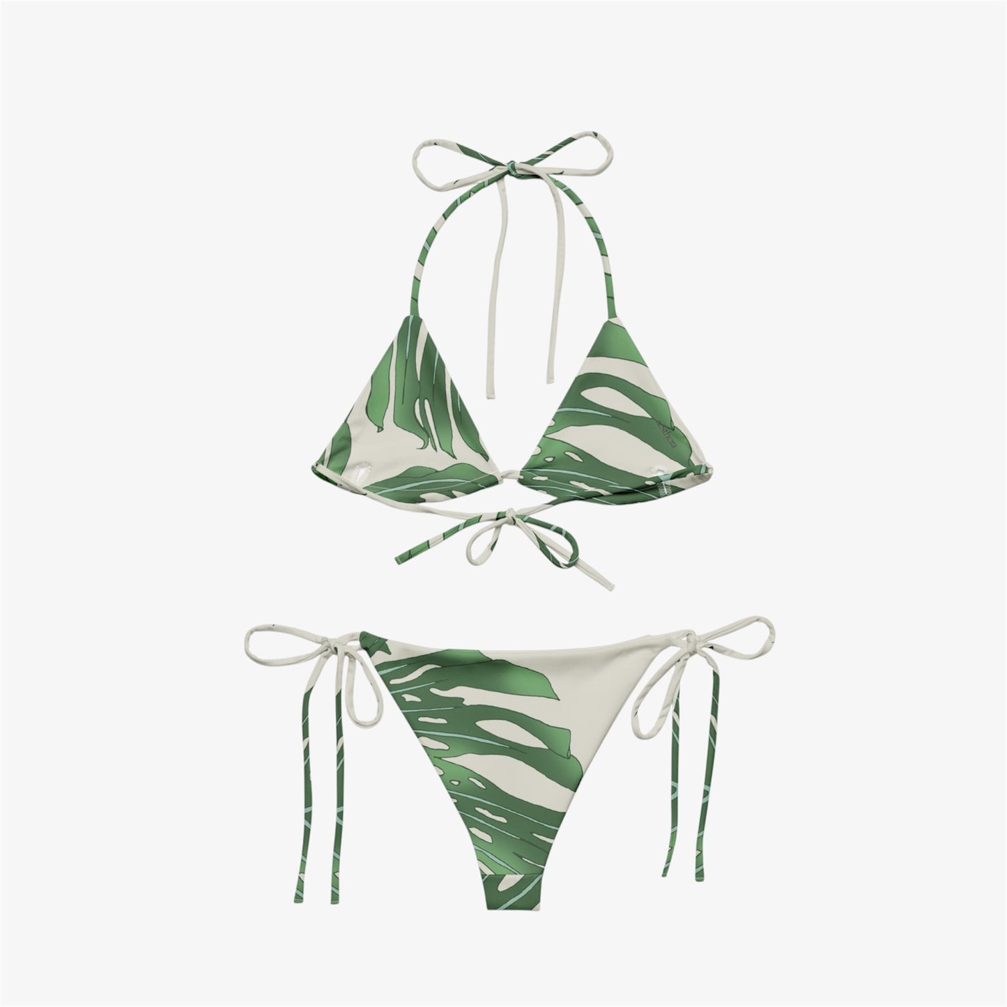 palm leaf string bikini