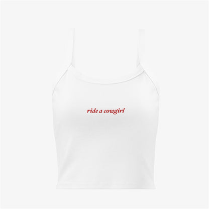 ride a cowgirl tank top