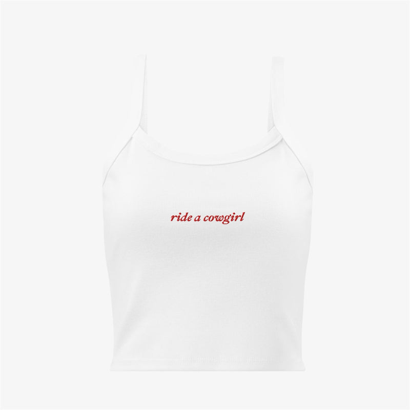 ride a cowgirl tank top