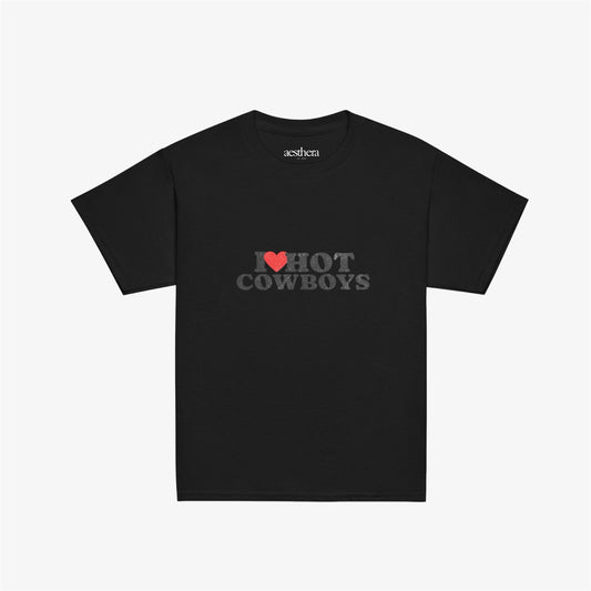 hot cowboys baby tee