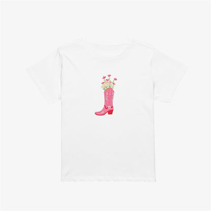 cowgirl boot midi tee